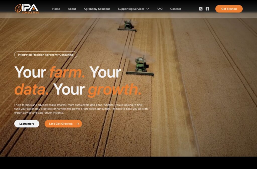 IPA Consulting website screenshot