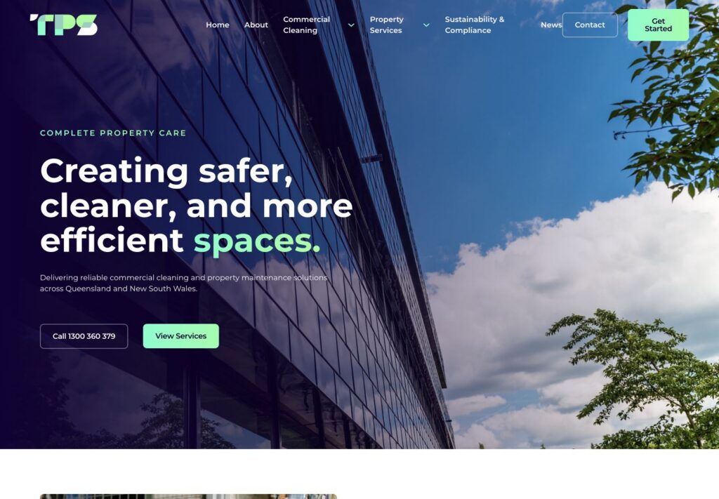 Tucarma Property Services website screenshot